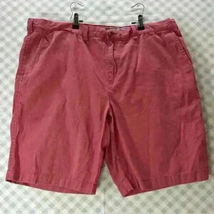 Tommy Hilfiger Men’s Shorts Size 42 Chino Salmon Washed Flat Front Golf Outdoors